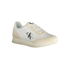 Calvin Klein Beige Polyester Sneaker Calvin Klein Retail Flare