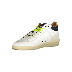 Blauer White Leather Men Sneaker Blauer Retail Flare