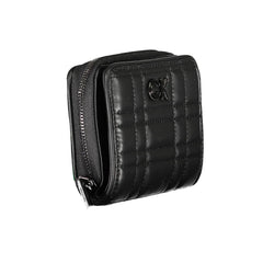 Calvin Klein Black Polyester Women Wallet Calvin Klein Retail Flare