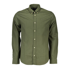 North Sails Green Cotton Men Shirt North Sails Retail Flare