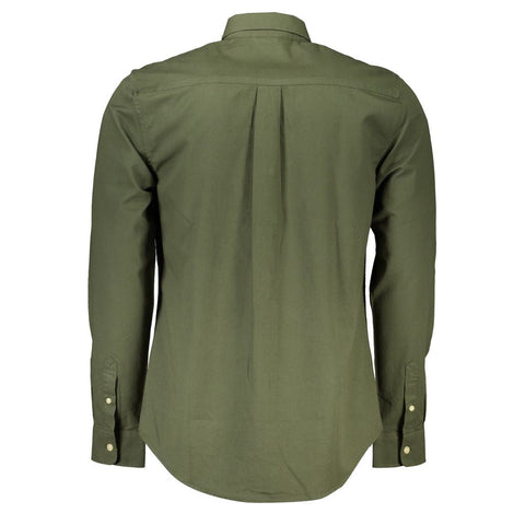 North Sails Green Cotton Men Shirt North Sails Retail Flare