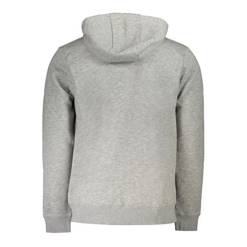 Norway 1963 Gray Cotton Men Sweater with Hood Norway 1963 Retail Flare