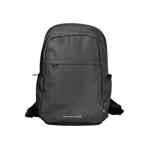 Tommy Hilfiger Black Polyester Backpack Tommy Hilfiger Retail Flare