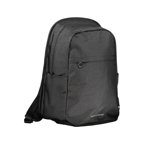 Tommy Hilfiger Black Polyester Backpack Tommy Hilfiger Retail Flare