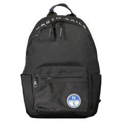 North Sails Black Polyester Men Backpack North Sails Retail Flare