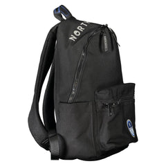 North Sails Black Polyester Men Backpack North Sails Retail Flare