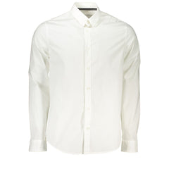 Calvin Klein Elegant Slim Fit Long Sleeved White Shirt Calvin Klein Retail Flare