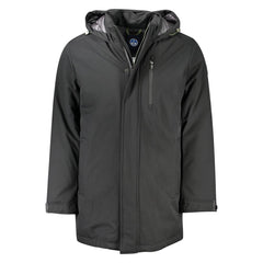 North Sails Black Polyester Men Jacket North Sails Retail Flare