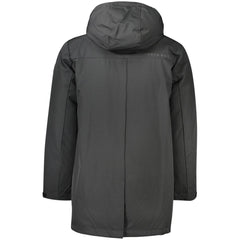 North Sails Black Polyester Men Jacket North Sails Retail Flare