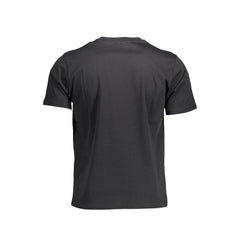 North Sails Black Cotton Men T-Shirt North Sails Retail Flare