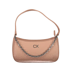 Calvin Klein Pink Polyester Women Handbag Calvin Klein Retail Flare
