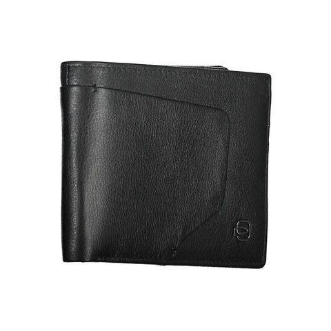 Piquadro Black Leather Mens Wallet Piquadro Retail Flare