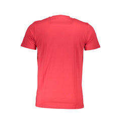 Cavalli Class Red Cotton T-Shirt Cavalli Class Retail Flare