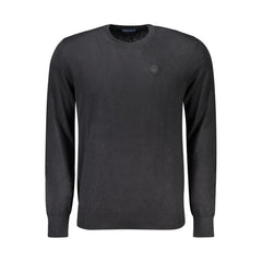 North Sails Black Cotton Men Sweater North Sails Retail Flare