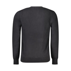 North Sails Black Cotton Men Sweater North Sails Retail Flare