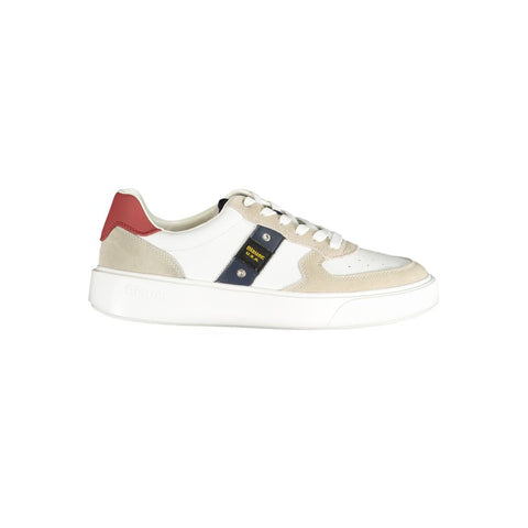 Blauer White Polyethylene Men Sneaker Blauer Retail Flare