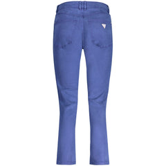 Guess Jeans Blue Lyocell Women Jeans Guess Jeans Retail Flare