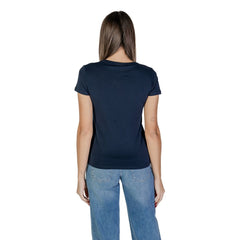 Liu Jo Blue Cotton Tops & T-Shirt Liu Jo Retail Flare