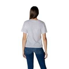 Liu Jo White Cotton Tops & T-Shirt Liu Jo Retail Flare