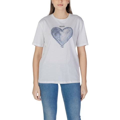 Liu Jo Blue Cotton Tops & T-Shirt