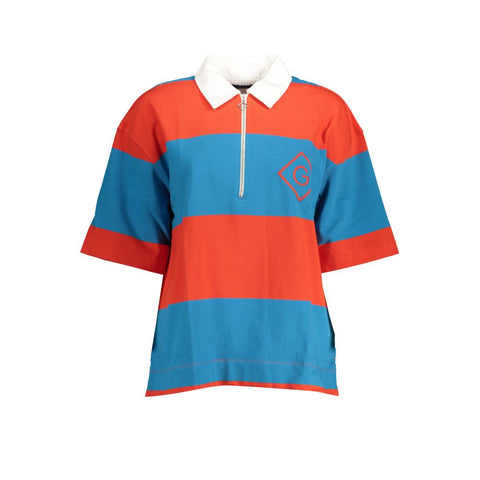Gant Red Cotton Women Polo Shirt Gant Retail Flare