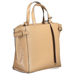 Calvin Klein Brown Polyester Women Handbag Calvin Klein Retail Flare