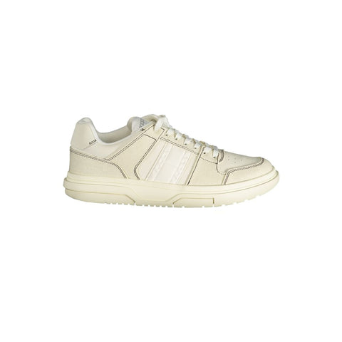 Tommy Hilfiger White Polyester Sneaker Tommy Hilfiger Retail Flare
