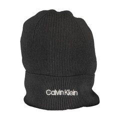 Calvin Klein Black Wool Hat Calvin Klein Retail Flare