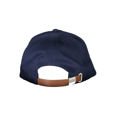 La Martina Blue Cotton Hats & Cap La Martina Retail Flare