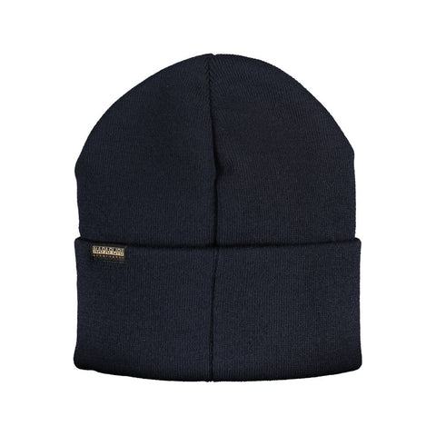 Napapijri Blue Acrylic Hats & Cap Napapijri Retail Flare