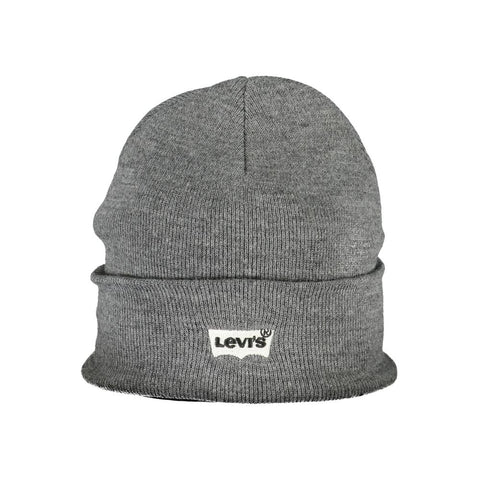 Levi's Gray Acrylic Hats & Cap Levi's Retail Flare
