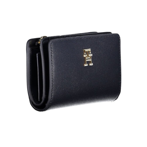 Tommy Hilfiger Blue Polyethylene Women Wallet Tommy Hilfiger Retail Flare
