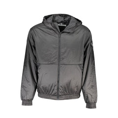Calvin Klein Sleek Black Hooded Jacket with Contrast Detail Calvin Klein Retail Flare