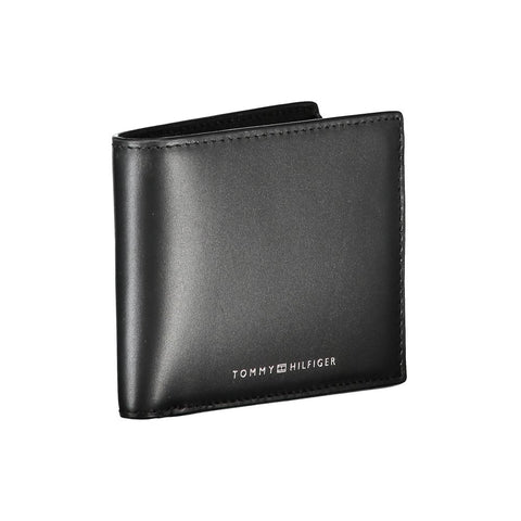 Tommy Hilfiger Sleek Black Leather Wallet for the Modern Man Tommy Hilfiger Retail Flare