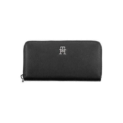 Tommy Hilfiger Sleek Black Multipurpose Wallet Tommy Hilfiger Retail Flare