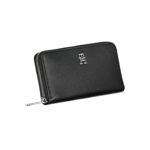 Tommy Hilfiger Sleek Black Multipurpose Wallet Tommy Hilfiger Retail Flare