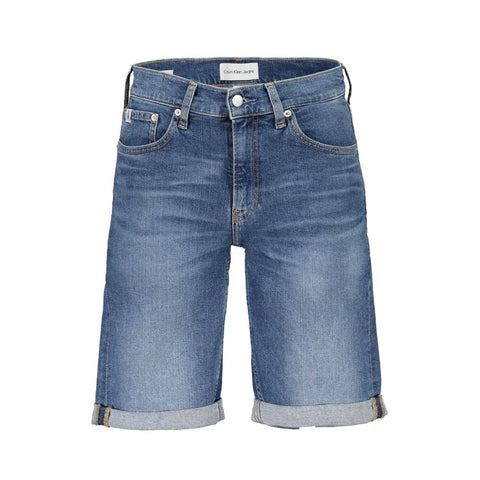 Calvin Klein Blue Cotton Jeans & Pant Calvin Klein Retail Flare
