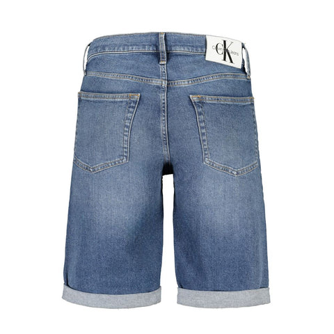 Calvin Klein Blue Cotton Jeans & Pant Calvin Klein Retail Flare