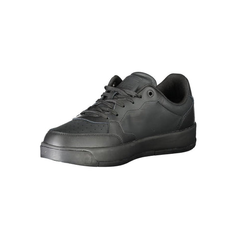 Tommy Hilfiger Black Polyethylene Men Sneaker Tommy Hilfiger Retail Flare