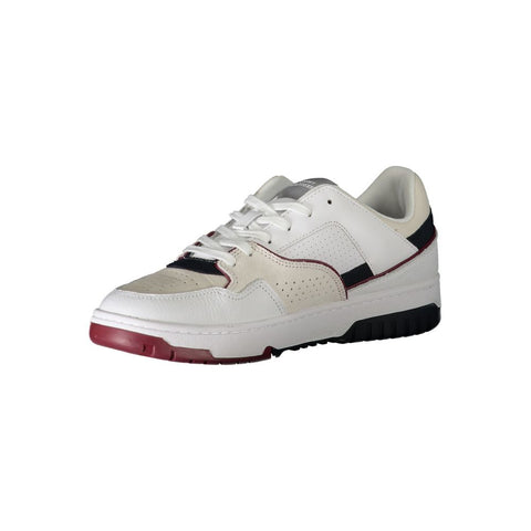 Tommy Hilfiger White Polyethylene Men Sneaker Tommy Hilfiger Retail Flare