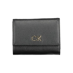 Calvin Klein Black Polyethylene Women Wallet Calvin Klein Retail Flare