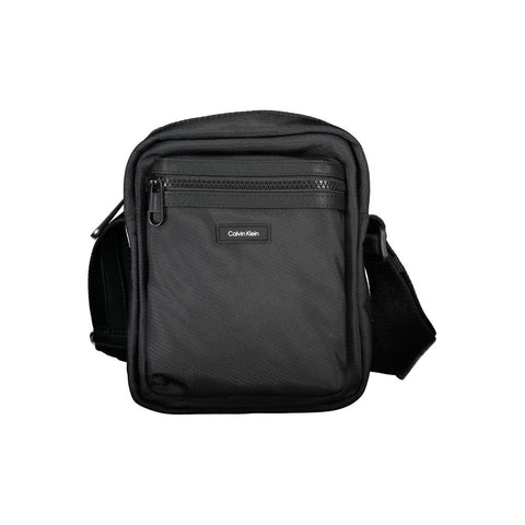 Calvin Klein Sleek Black Recycled Shoulder Bag Calvin Klein Retail Flare