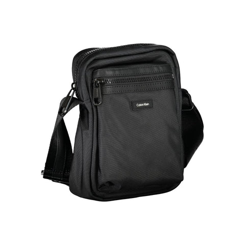 Calvin Klein Sleek Black Recycled Shoulder Bag Calvin Klein Retail Flare