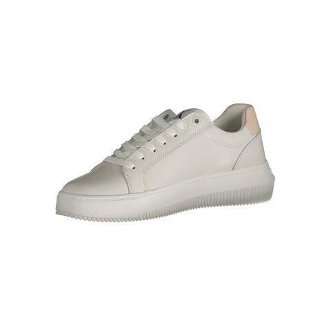 Calvin Klein White Polyester Sneaker Calvin Klein Retail Flare