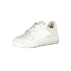Tommy Hilfiger White Polyester Sneaker Tommy Hilfiger Retail Flare