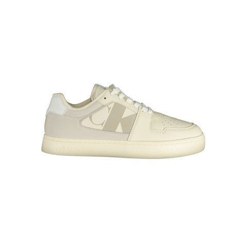 Calvin Klein White Polyethylene Men Sneaker Calvin Klein Retail Flare