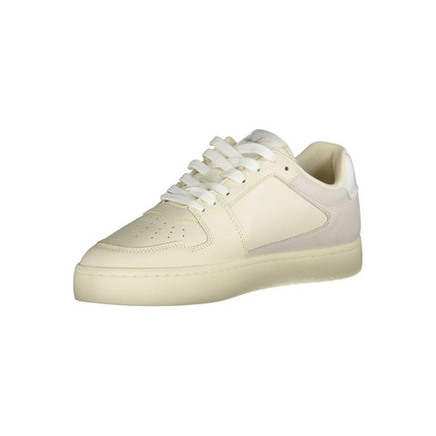 Calvin Klein White Polyethylene Men Sneaker Calvin Klein Retail Flare