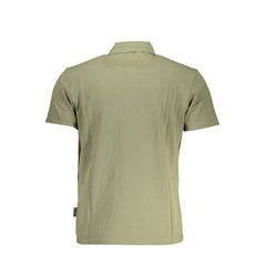 Napapijri Green Cotton Mens Polo Shirt Napapijri Retail Flare
