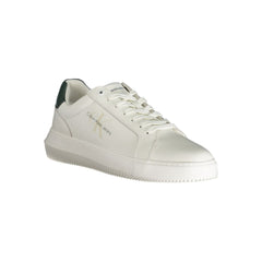 Calvin Klein White Polyester Sneaker Calvin Klein Retail Flare