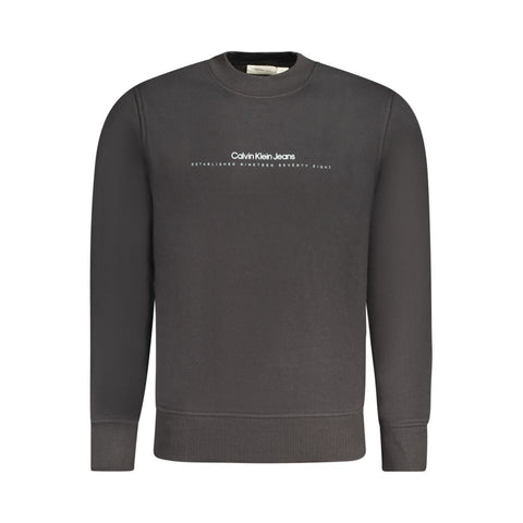 Calvin Klein Black Cotton Men Sweater Calvin Klein Retail Flare